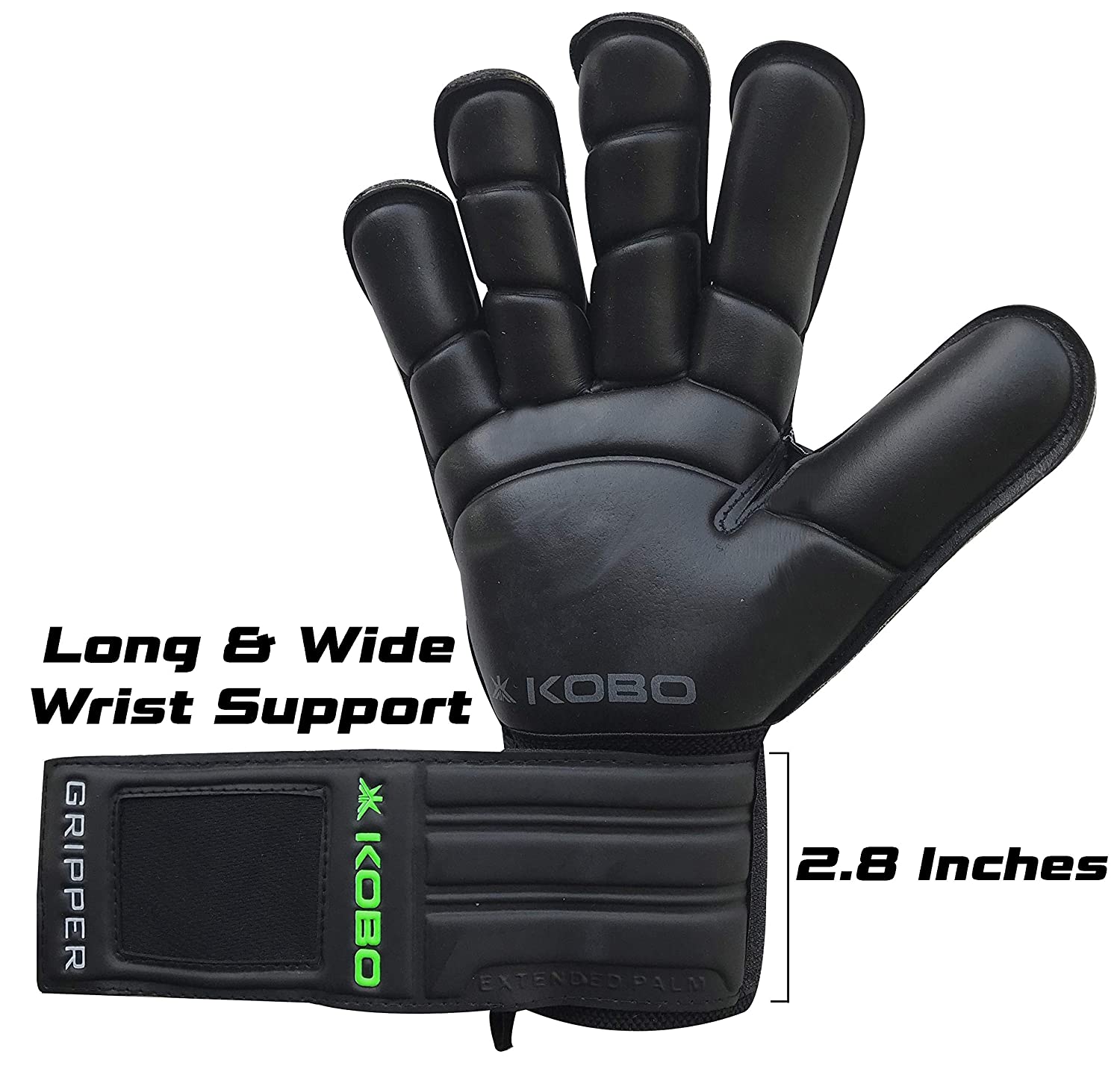 kobo goalkeeper gloves black