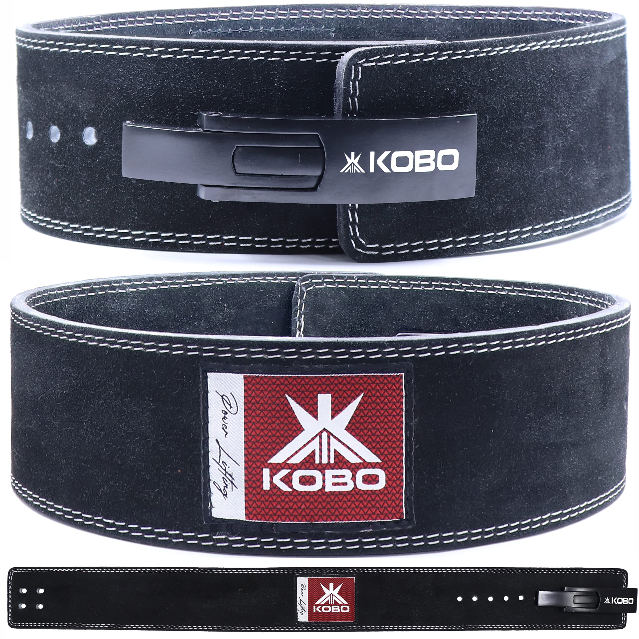 Kobo 8 mm WTB-08 Lever Gym Belt - KOBO SPORTS