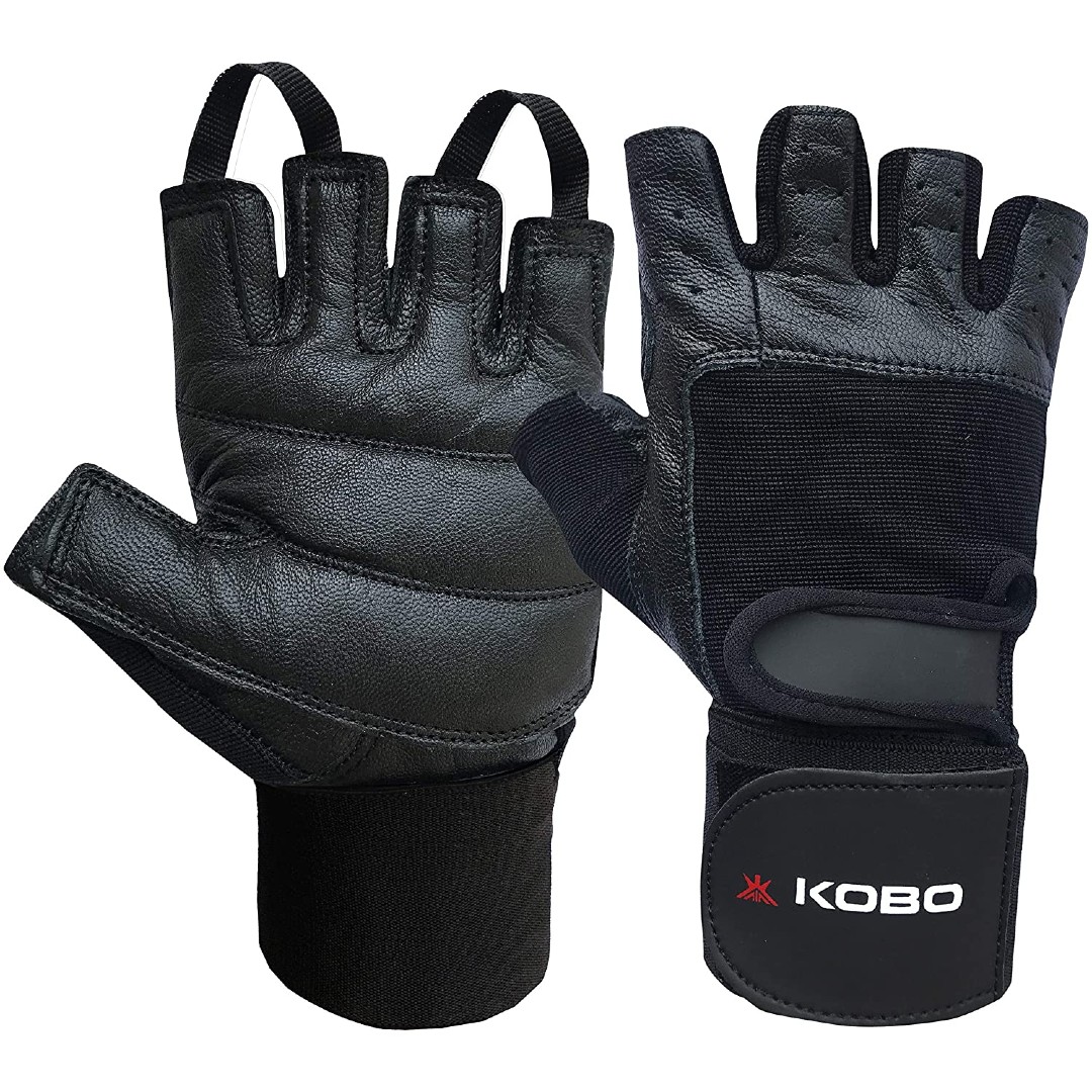 Kobo WTG-02 Gym Gloves with Wrist Support - KOBO SPORTS
