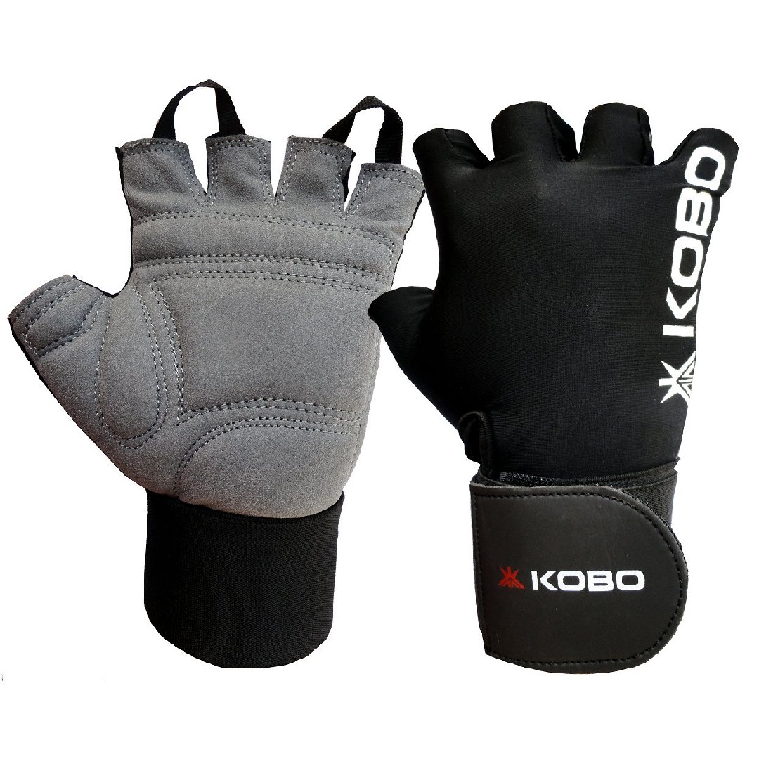 Kobo WTG-09 Gym Gloves with Wrist Support - KOBO SPORTS