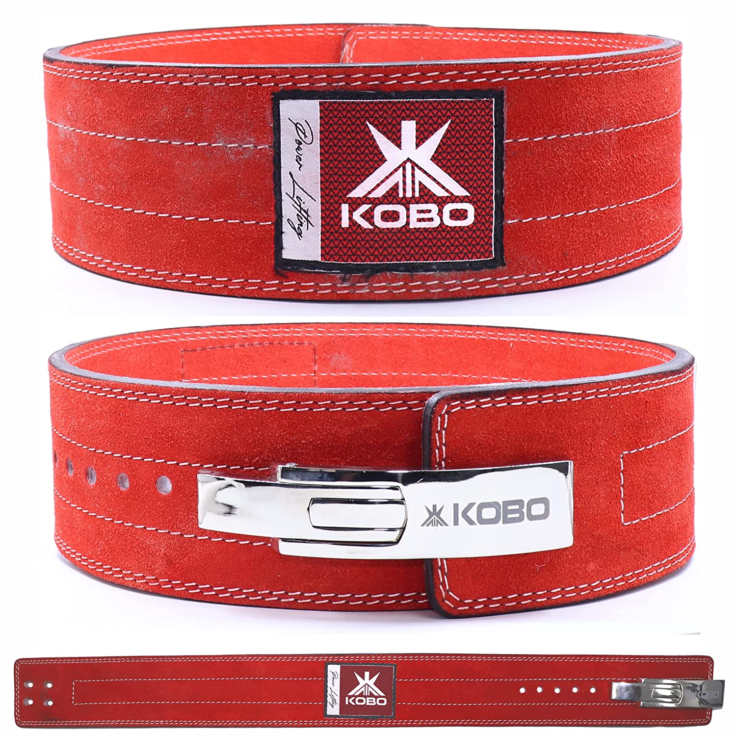 Kobo 8 mm WTB-08 Lever Gym Belt - KOBO SPORTS