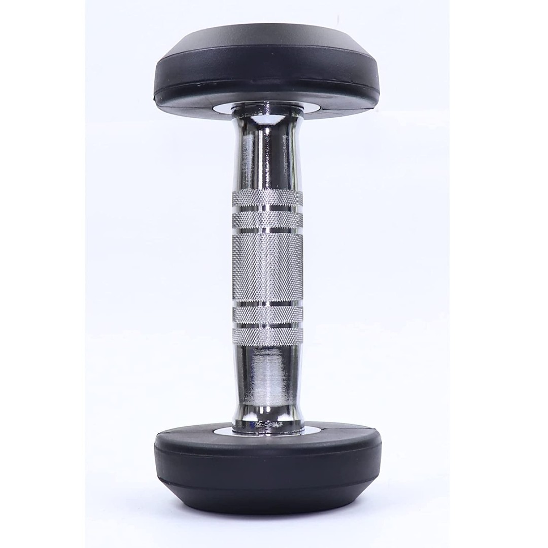 Rubber coated dumbbell online set