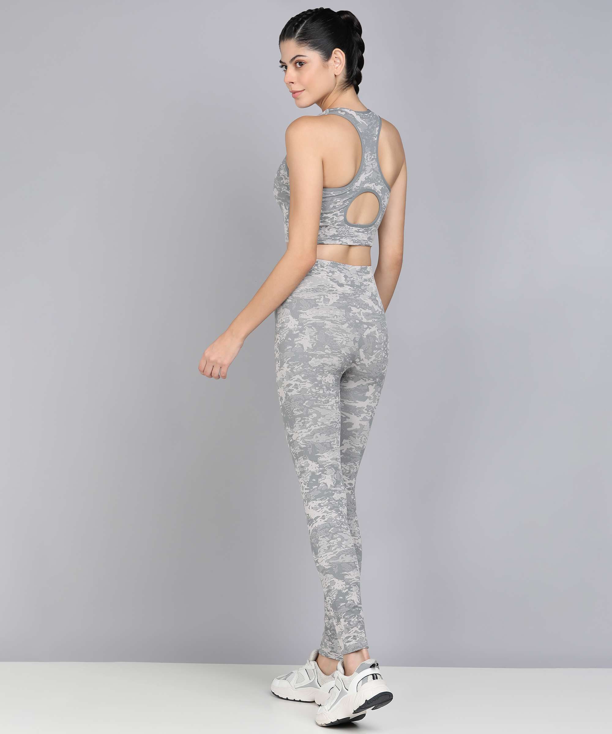 Camo High-Waisted Workout Leggings - Competitor Source