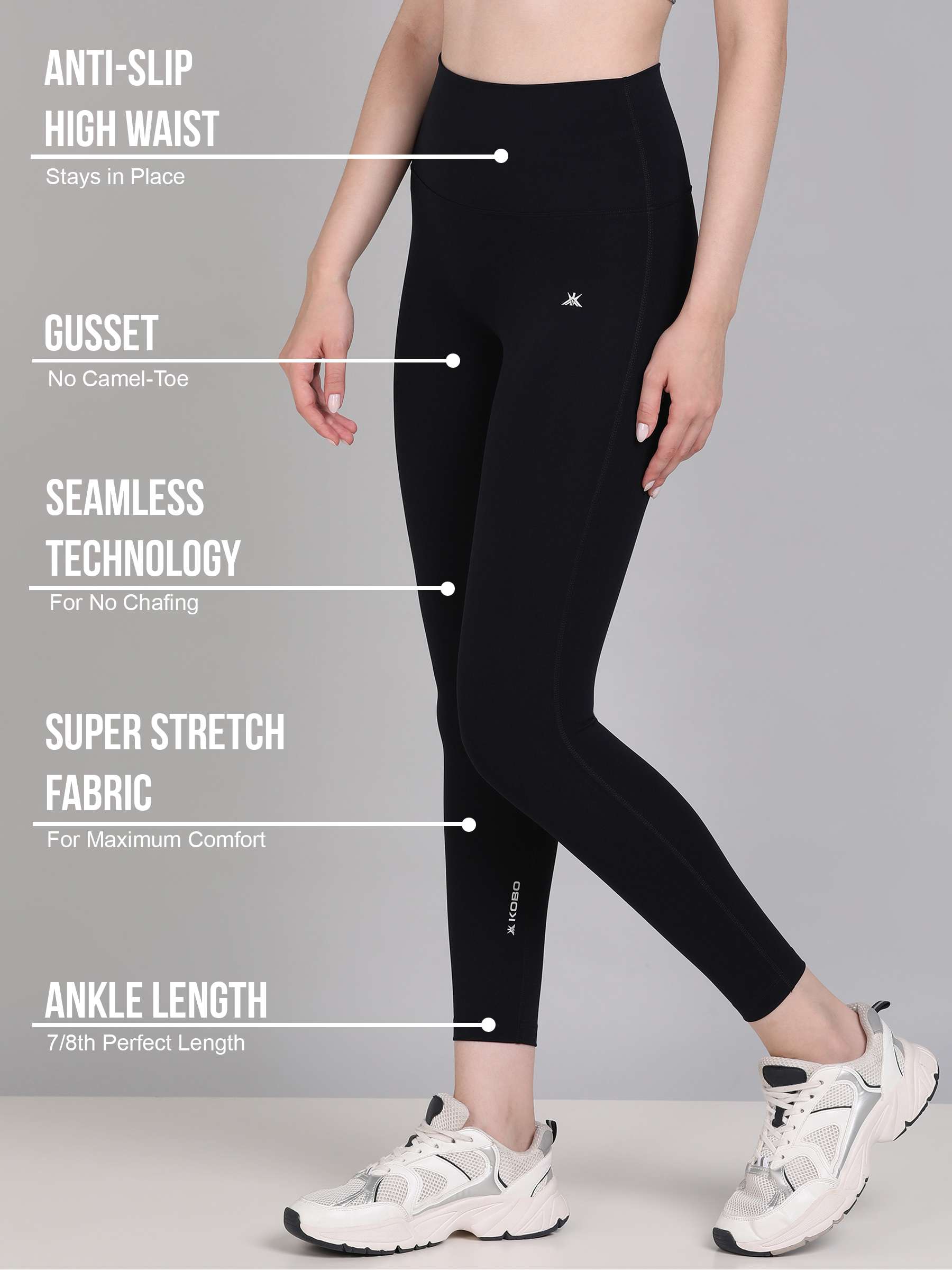 Adidas Womens High Rise Full Length Leggings | Hamilton Place
