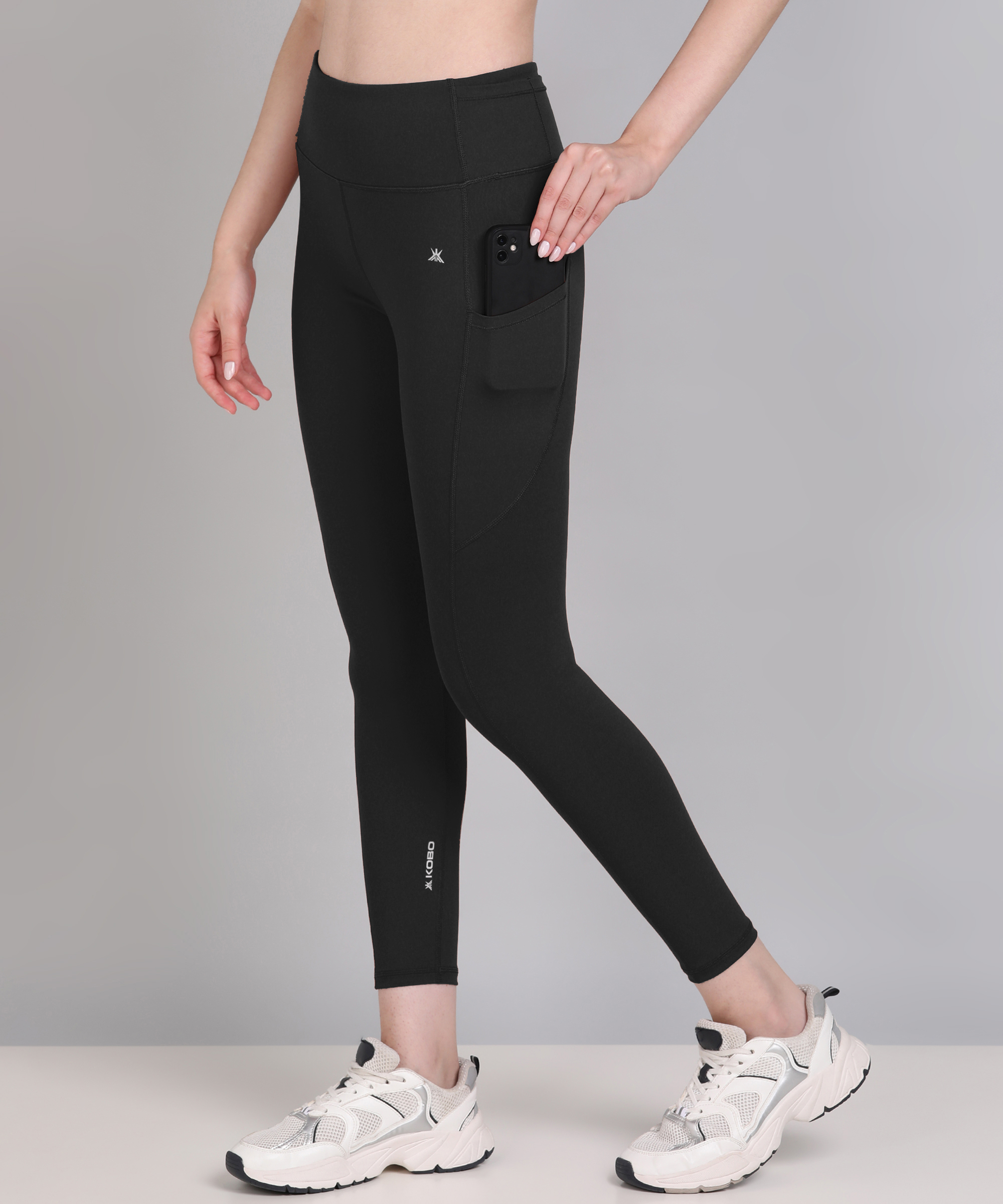 Buy RXRXCOCO Women Crossover Leggings with Pockets High Waisted Athletic  Workout Yoga Pants, 11 Black, Small at Amazon.in