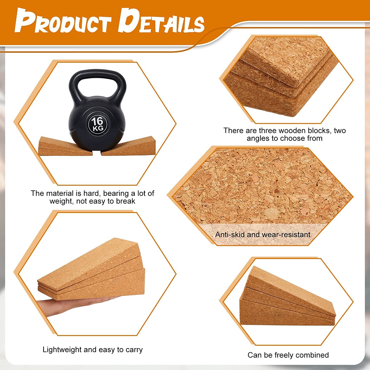 Steel Squat Wedge Block - Weightlifting Slant Board For Heel Elevated Squats
