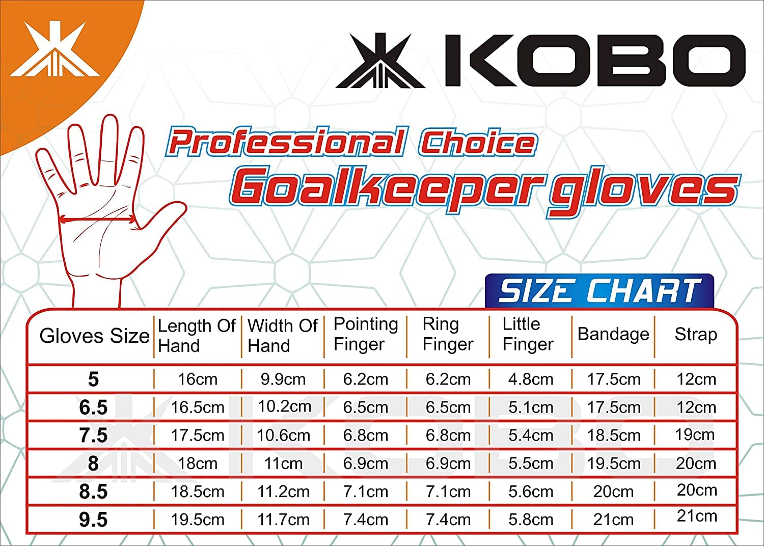 Kobo GKG 29 Football Goal Keeper Gloves KOBO SPORTS